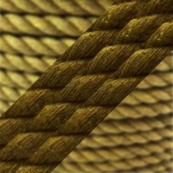 gold natural cotton bondage rope by the coil 1