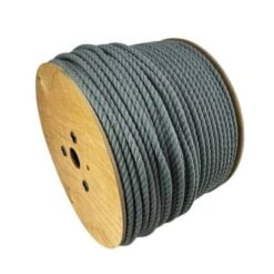 grey natural cotton bondage rope by the coil 3