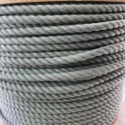 grey natural cotton bondage rope by the coil 4