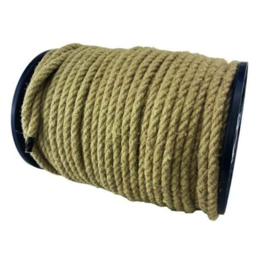 natural hemp bondage rope reel 3