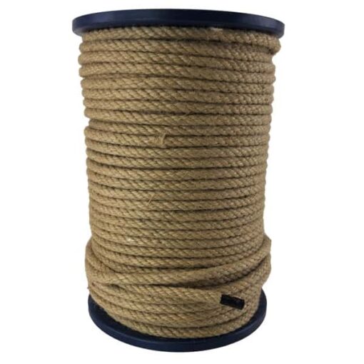 natural jute bondage rope on a reel 1