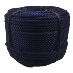 navy blue nylon bondage rope 4