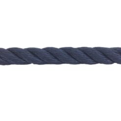 navy blue nylon bondage rope on a reel 2