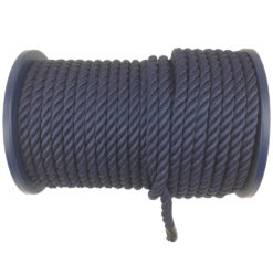 navy blue nylon rope on a reel 2