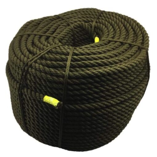 olive polyester bondage rope 1