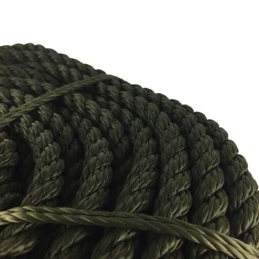 olive polyester bondage rope 3