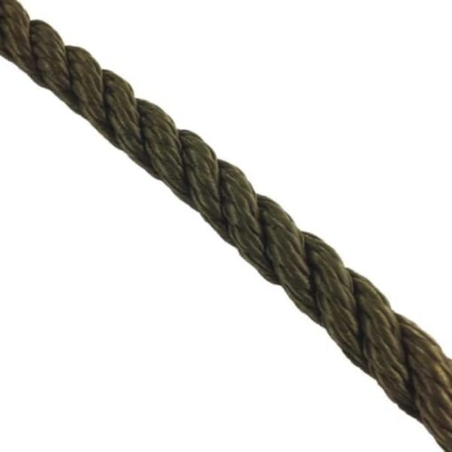 olive polyester bondage rope 4