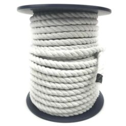 optic white natural cotton bondage rope by the coil 2