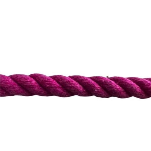 pink natural cotton bondage rope by the coil 5