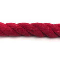 red natural cotton bondage rope by the coil 1