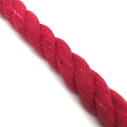 red natural cotton bondage rope by the coil 4