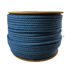 sky blue natural cotton bondage rope by the coil 2