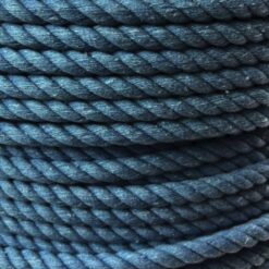 sky blue natural cotton bondage rope by the coil 4