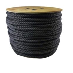 slate grey natural cotton bondage rope by the coil 5