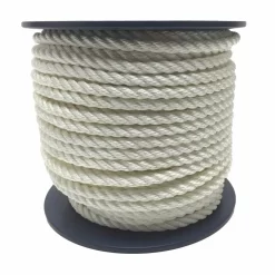 white nylon bondage rope on a reel 3