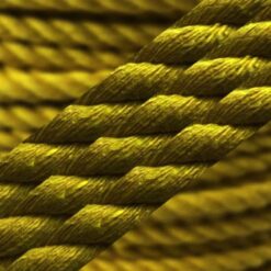 yellow natural cotton bondage rope by the coil 1