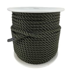 6mm olive green yacht rope x 100 metre reel 1