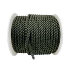 6mm olive green yacht rope x 100 metre reel 3