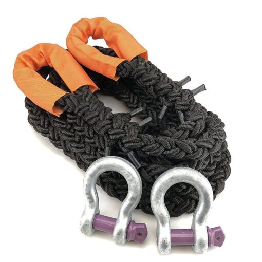 black 8 strand kinetic recovery rope 1