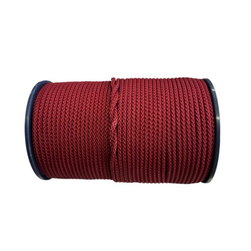 burgundy braided polypropylene rope 3