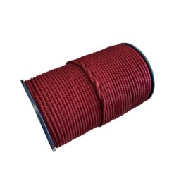 burgundy braided polypropylene rope 4