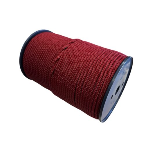 burgundy braided polypropylene rope 5