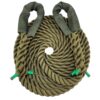 olive green 3 strand softline tow rope 1