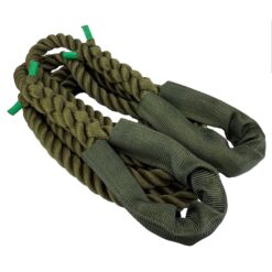 olive green 3 strand softline tow rope 2