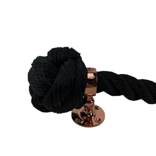 synthetic black bannister rope 4