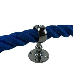 synthetic royal blue bannister rope 1