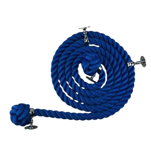 synthetic royal blue bannister rope 4