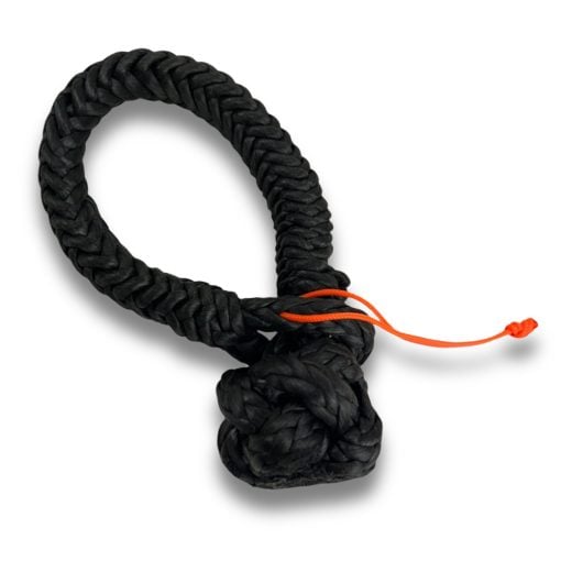 black hmpe dyneema soft rope shackle 1