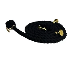 natural black cotton bannister rope 2