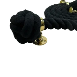 natural black cotton bannister rope 3