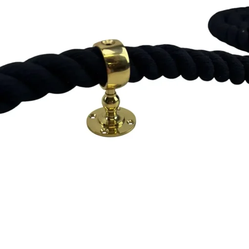 natural black cotton bannister rope 4