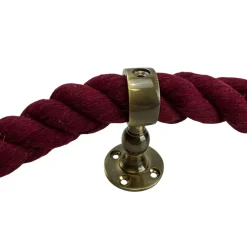 natural burgundy cotton bannister rope 4