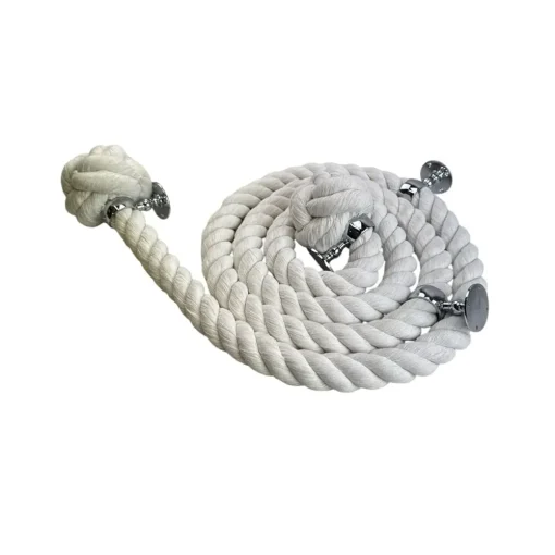 natural optic white cotton bannister rope 2