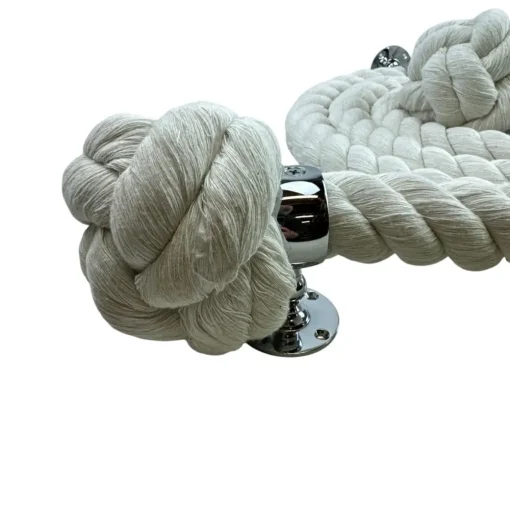 natural optic white cotton bannister rope 3