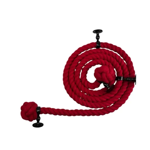 natural red cotton bannister rope 1