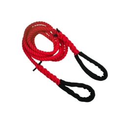 synthetic red tow rope 1