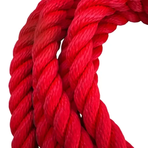 synthetic red tow rope 3