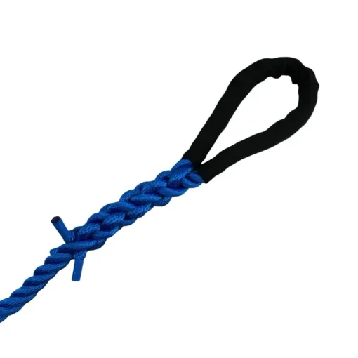 synthetic royal blue tow rope 4