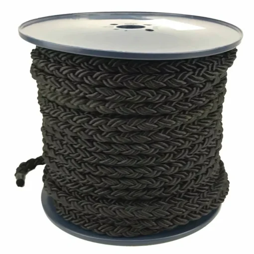 black 8 st nylon rope on a reel 1