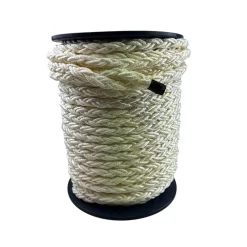 white 8 st nylon rope on a reel 1