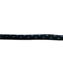 black with blue fleck braided nylon rope 6