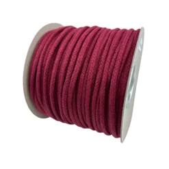 burgundy acrylic cotton cord 1