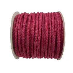 burgundy acrylic cotton cord 3