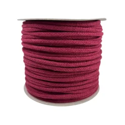 burgundy acrylic cotton cord 4