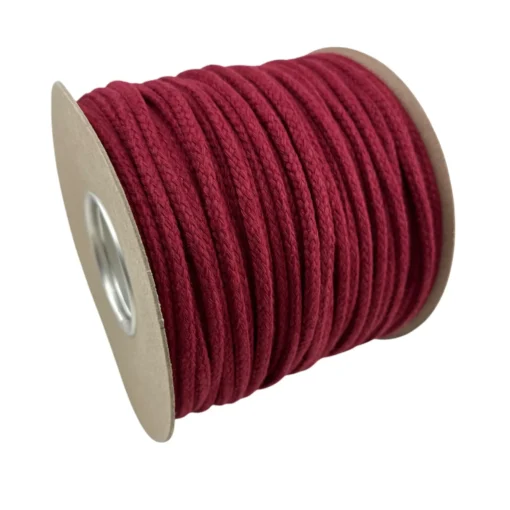 burgundy acrylic cotton cord 6