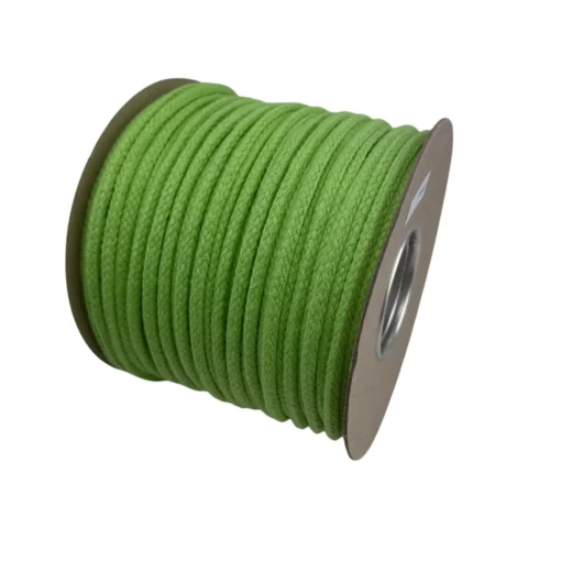 lime green acrylic cotton cord 1